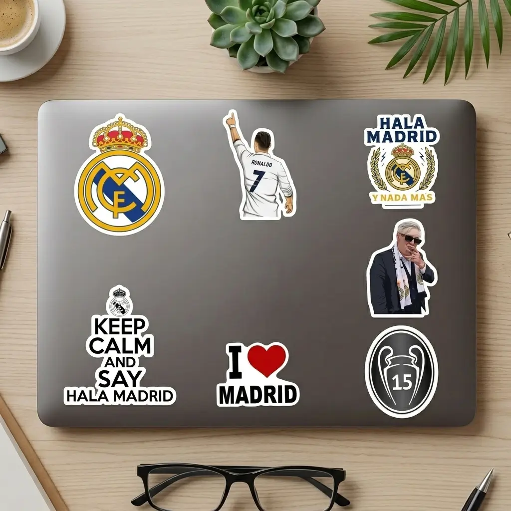 Real Madrid Vinyl Sticker Pack (7 Pieces)